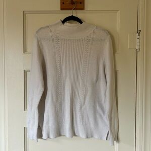 Old Navy Women's Turtleneck White Sweater